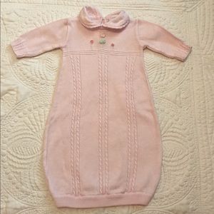 EUC.  3m.  Florence Eiseman Pink Embroidered Gown